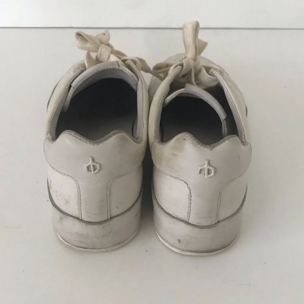 Rag & Bone Off White Leather Sneakers, Size 36.5 🔴CLEARANCE🔴
